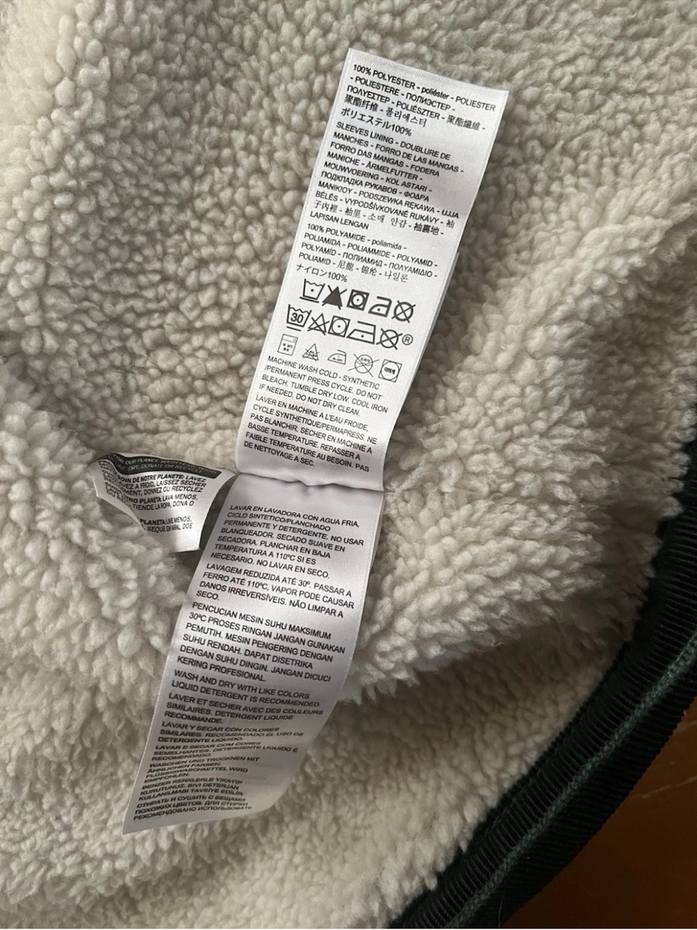 Levi’s Premium Sherpa Lined Corduroy Jacket Mens Large Dark Green Big E 16365-01 - Picture 6 of 11
